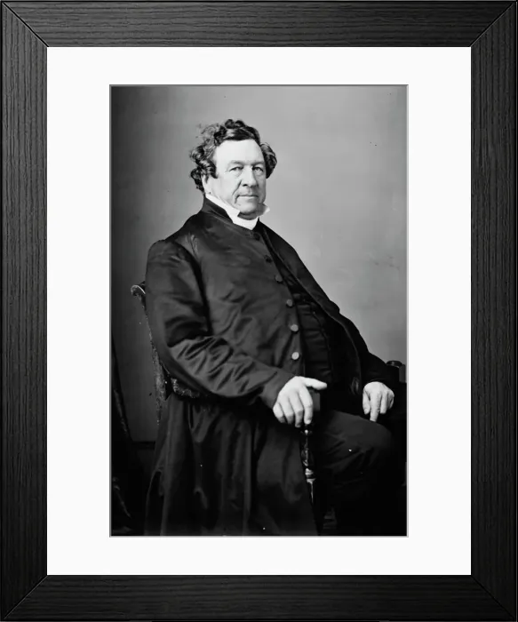 Framed Print : Bishop Samuel A. McCoskry, between 1855 and 1865. Creator: Unknown Framed Print : Bishop Samuel A. McCoskry, between 1855 and 1865. Creator: Unknown