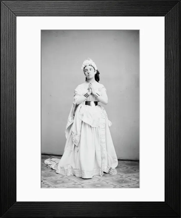 Framed Print : Mlle. Ronconi, between 1855 and 1865. Creator: Unknown Framed Print : Mlle. Ronconi, between 1855 and 1865. Creator: Unknown