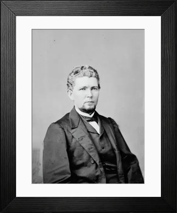 Framed Print : James Falconer Wilson of Iowa, between 1855 and 1865. Creator: Unknown Framed Print : James Falconer Wilson of Iowa, between 1855 and 1865. Creator: Unknown