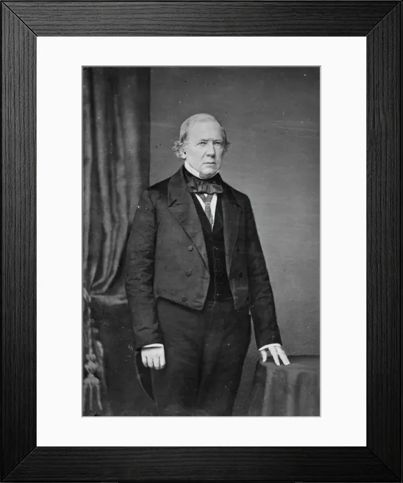 Framed Print : Alfred Iverson Senior of Georgia, between 1855 and 1865. Creator: Unknown Framed Print : Alfred Iverson Senior of Georgia, between 1855 and 1865. Creator: Unknown