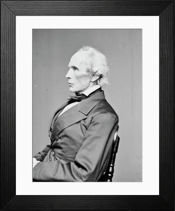 Framed Print : Garrett Davis of Kentucky, between 1855 and 1865. Creator: Unknown Framed Print : Garrett Davis of Kentucky, between 1855 and 1865. Creator: Unknown