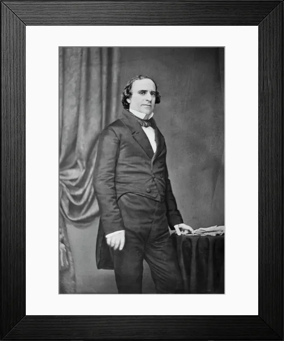 Framed Print : David Levy Yulee of Florida, between 1855 and 1865. Creator: Unknown