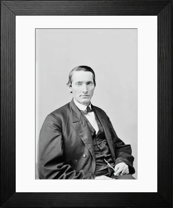 Framed Print : Kellian Van Rensalear Whaley of Virginia and West Virginia, between 1855 and 1865. Creator: Unknown Framed Print : Kellian Van Rensalear Whaley of Virginia and West Virginia, between 1855 and 1865. Creator: Unknown