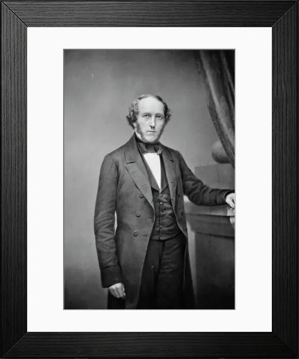 Framed Print : Edwin Croswell, between 1855 and 1865. Creator: Unknown Framed Print : Edwin Croswell, between 1855 and 1865. Creator: Unknown