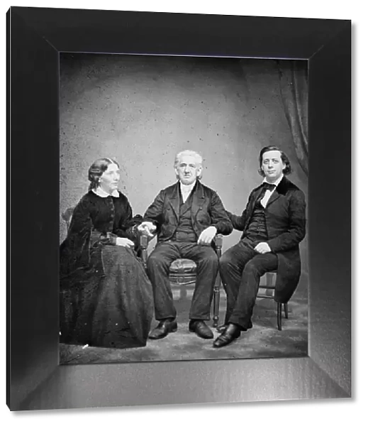 Beecher (family group), between 1855 and 1865. Creator: Unknown