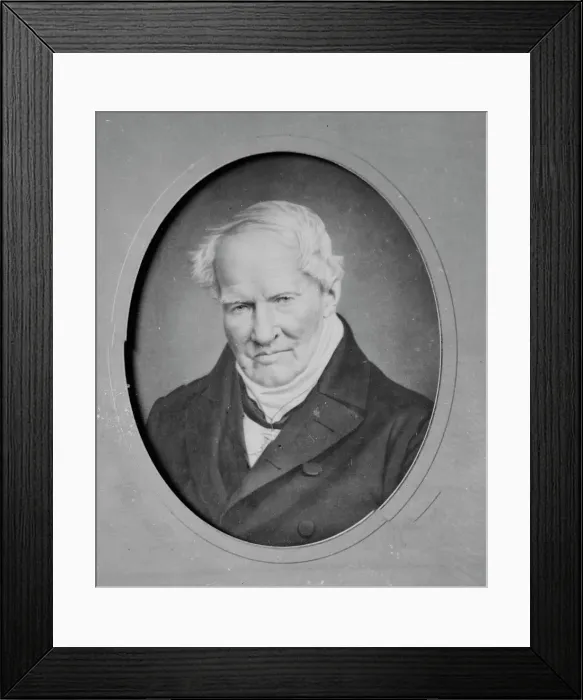 Framed Print : Alexander von Humboldt, between 1855 and 1865. Creator: Unknown Framed Print : Alexander von Humboldt, between 1855 and 1865. Creator: Unknown