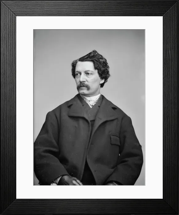 Framed Print : William Wheatley, between 1855 and 1865. Creator: Unknown Framed Print : William Wheatley, between 1855 and 1865. Creator: Unknown