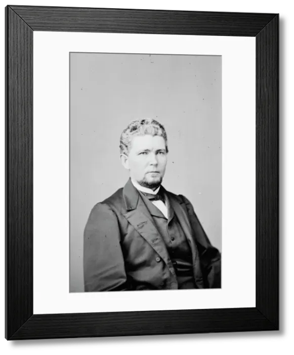 Framed Print : James Falconer Wilson of Iowa, between 1855 and 1865. Creator: Unknown Framed Print : James Falconer Wilson of Iowa, between 1855 and 1865. Creator: Unknown