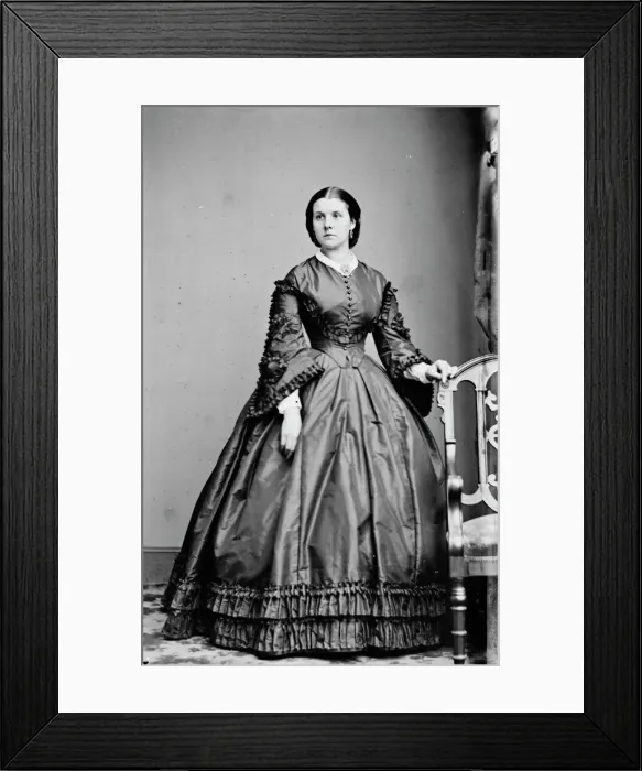 Framed Print : Madam Morensi, between 1855 and 1865. Creator: Unknown Framed Print : Madam Morensi, between 1855 and 1865. Creator: Unknown