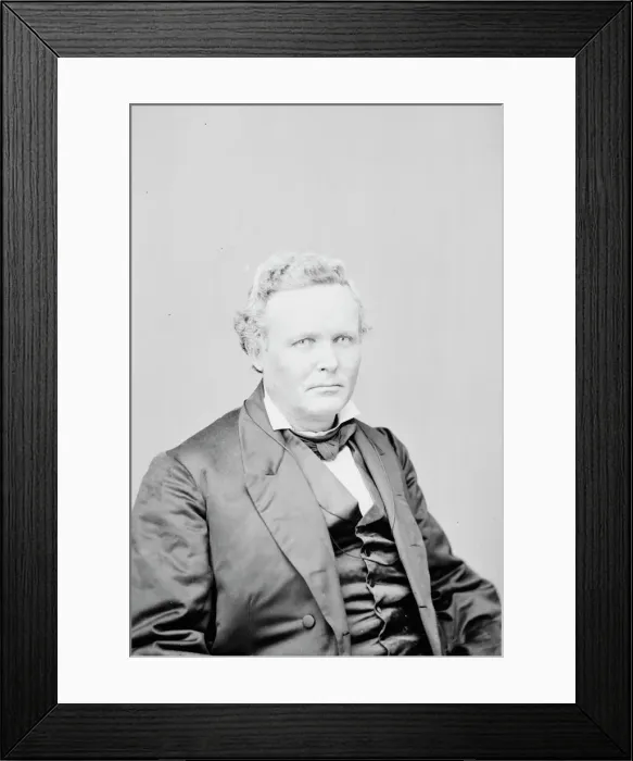 Framed Print : L. W. Rice, between 1855 and 1865. Creator: Unknown Framed Print : L. W. Rice, between 1855 and 1865. Creator: Unknown