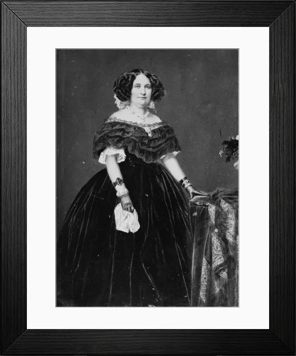 Framed Print : Mrs. J. J. Crittenden, between 1855 and 1865. Creator: Unknown Framed Print : Mrs. J. J. Crittenden, between 1855 and 1865. Creator: Unknown