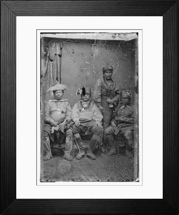 Framed Print : Sac & Fox, between 1855 and 1865. Creator: Unknown Framed Print : Sac & Fox, between 1855 and 1865. Creator: Unknown