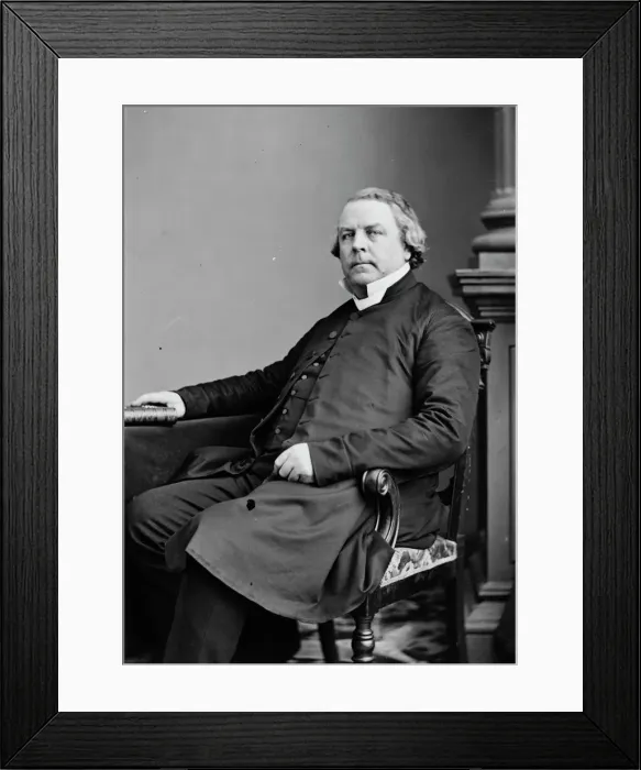 Framed Print : Bishop Henry W. Lee of Iowa, between 1855 and 1865. Creator: Unknown Framed Print : Bishop Henry W. Lee of Iowa, between 1855 and 1865. Creator: Unknown