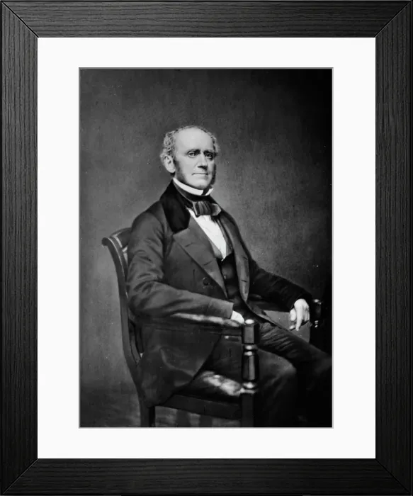 Framed Print : Fitz-Greene Halleck, between 1855 and 1865. Creator: Unknown Framed Print : Fitz-Greene Halleck, between 1855 and 1865. Creator: Unknown