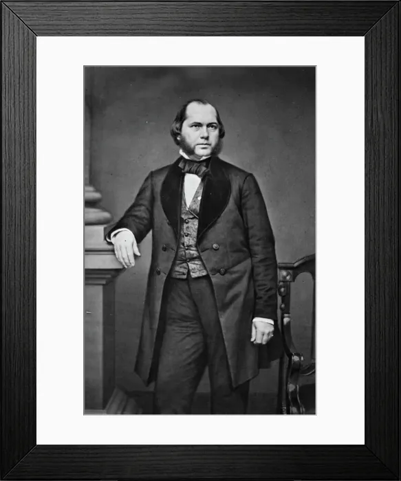 Framed Print : Elijah Ward of New York, between 1855 and 1865. Creator: Unknown Framed Print : Elijah Ward of New York, between 1855 and 1865. Creator: Unknown