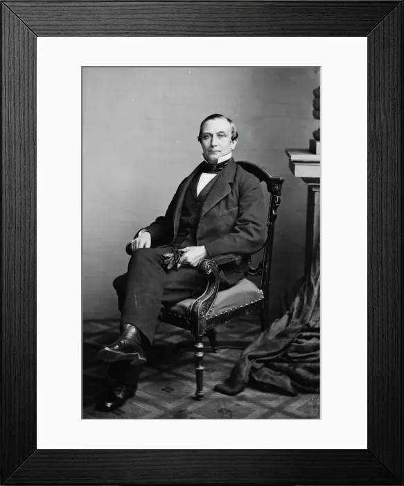 Framed Print : Philip Francis Thomas of Maryland, between 1855 and 1865. Creator: Unknown Framed Print : Philip Francis Thomas of Maryland, between 1855 and 1865. Creator: Unknown