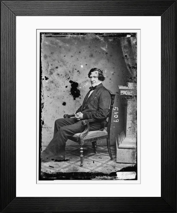 Framed Print : Jeremiah Black, between 1855 and 1865. Creator: Unknown Framed Print : Jeremiah Black, between 1855 and 1865. Creator: Unknown