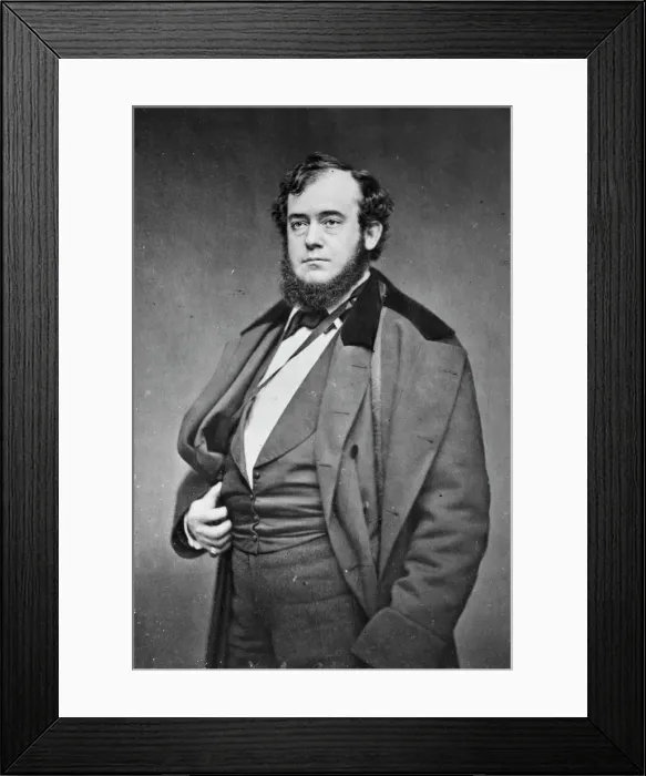 Framed Print : Isaac Vanderbeck Fowler, between 1855 and 1865. Creator: Unknown Framed Print : Isaac Vanderbeck Fowler, between 1855 and 1865. Creator: Unknown
