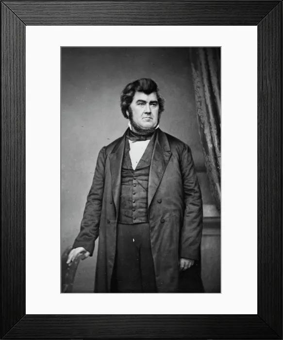 Framed Print : George Law, between 1855 and 1865. Creator: Unknown Framed Print : George Law, between 1855 and 1865. Creator: Unknown