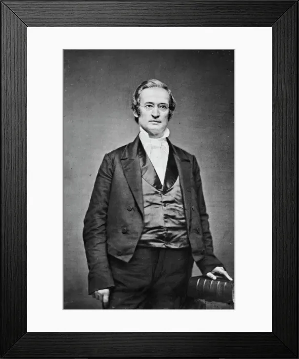Framed Print : Bishop O. C. Baker, between 1855 and 1865. Creator: Unknown Framed Print : Bishop O. C. Baker, between 1855 and 1865. Creator: Unknown