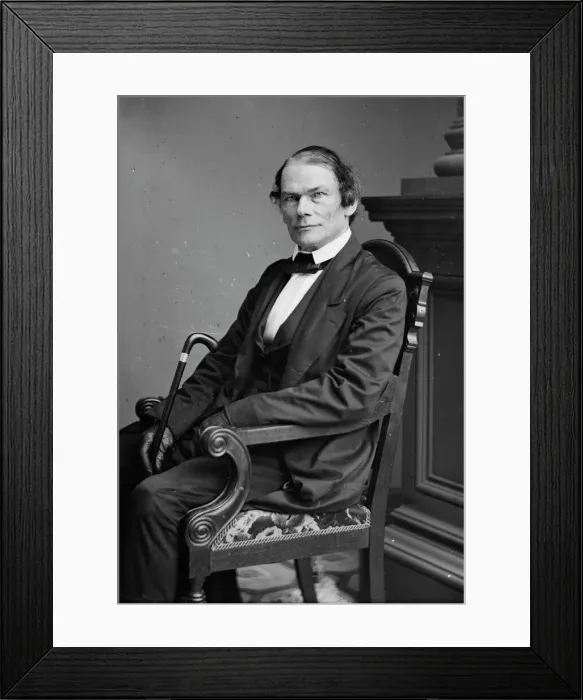 Framed Print : Reverend Eleazar Williams, between 1855 and 1865. Creator: Unknown Framed Print : Reverend Eleazar Williams, between 1855 and 1865. Creator: Unknown