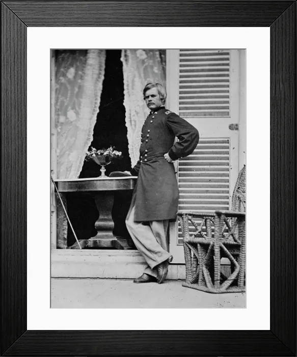 Framed Print : General Edward Ord, US Army, between 1855 and 1865. Creator: Unknown Framed Print : General Edward Ord, US Army, between 1855 and 1865. Creator: Unknown