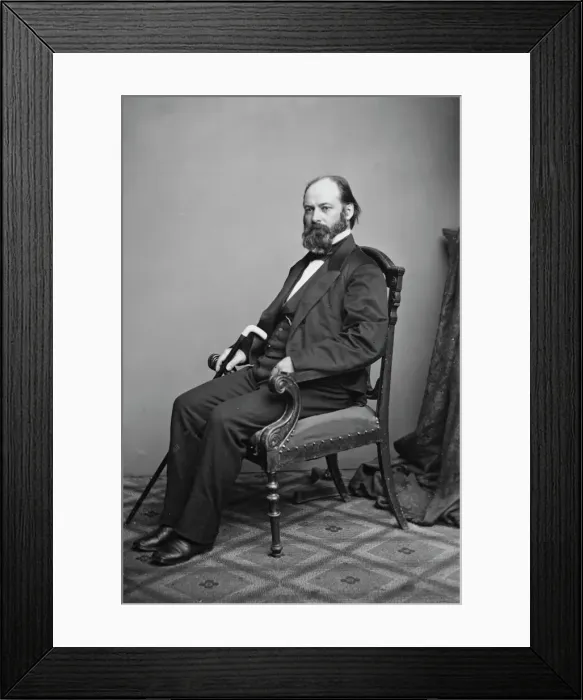 Framed Print : William Irvine of New York, between 1855 and 1865. Creator: Unknown Framed Print : William Irvine of New York, between 1855 and 1865. Creator: Unknown