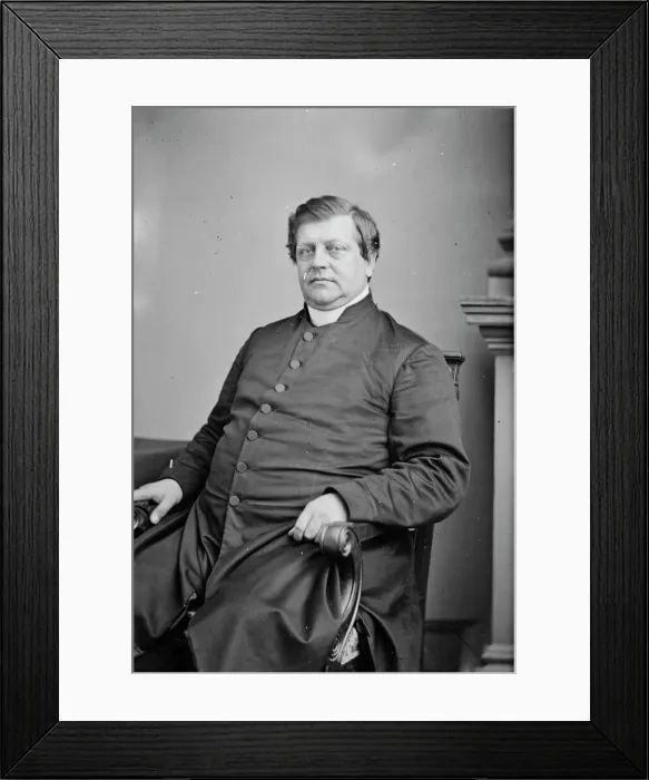 Framed Print : Bishop William Henry Odenheimer, between 1855 and 1865. Creator: Unknown Framed Print : Bishop William Henry Odenheimer, between 1855 and 1865. Creator: Unknown