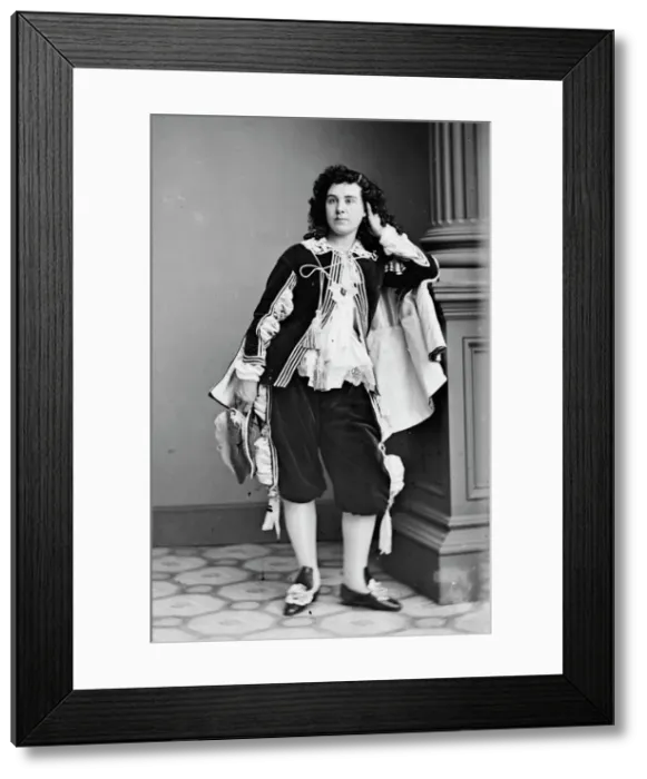 Framed Print : Belle Hinkley, between 1855 and 1865. Creator: Unknown Framed Print : Belle Hinkley, between 1855 and 1865. Creator: Unknown