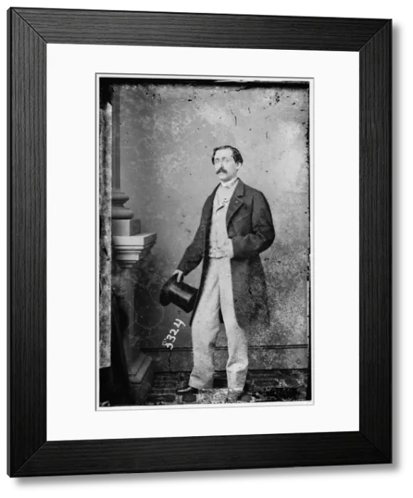 Framed Print : Louis M. Gottschalk, between 1855 and 1865. Creator: Unknown Framed Print : Louis M. Gottschalk, between 1855 and 1865. Creator: Unknown
