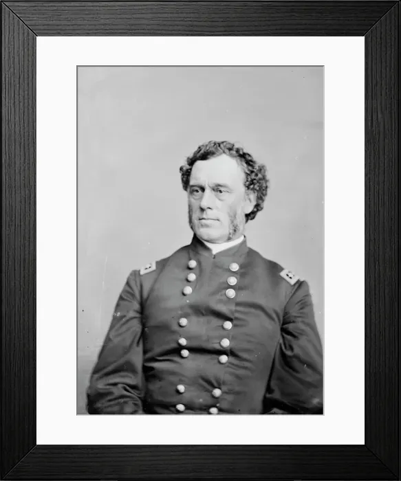Framed Print : General James Blair Steedman, between 1855 and 1865. Creator: Unknown Framed Print : General James Blair Steedman, between 1855 and 1865. Creator: Unknown