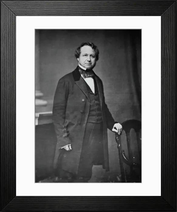 Framed Print : William Bigler of Pennsylvania, between 1855 and 1865. Creator: Unknown Framed Print : William Bigler of Pennsylvania, between 1855 and 1865. Creator: Unknown