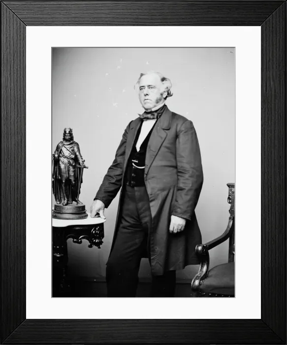 Framed Print : B. B. French, between 1855 and 1865. Creator: Unknown Framed Print : B. B. French, between 1855 and 1865. Creator: Unknown