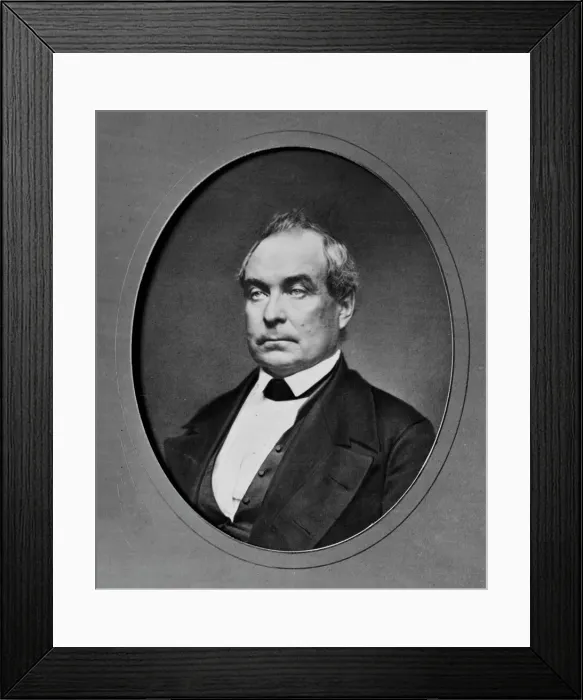 Framed Print : Silas Wright of New York, between 1855 and 1865. Creator: Unknown Framed Print : Silas Wright of New York, between 1855 and 1865. Creator: Unknown