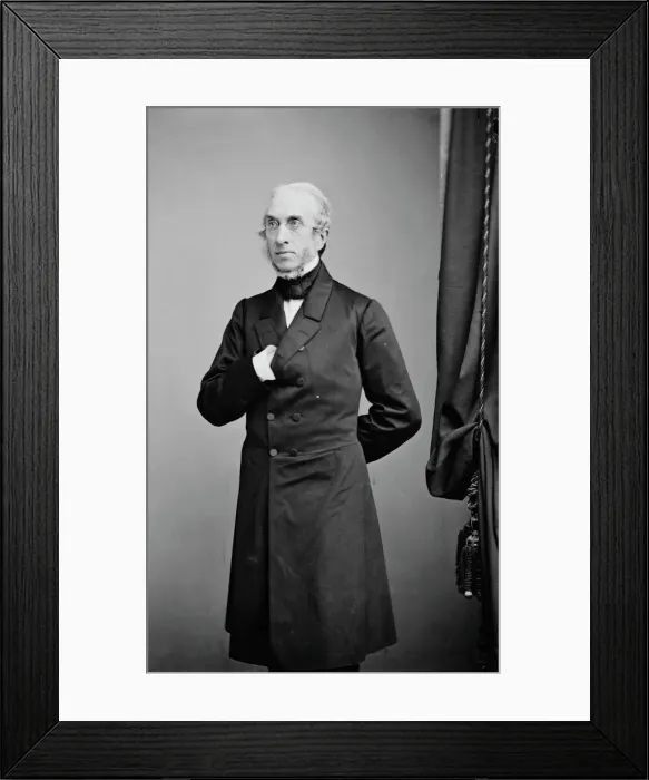 Framed Print : Robert Charles Winthrop of Massachusetts, between 1855 and 1865. Creator: Unknown Framed Print : Robert Charles Winthrop of Massachusetts, between 1855 and 1865. Creator: Unknown