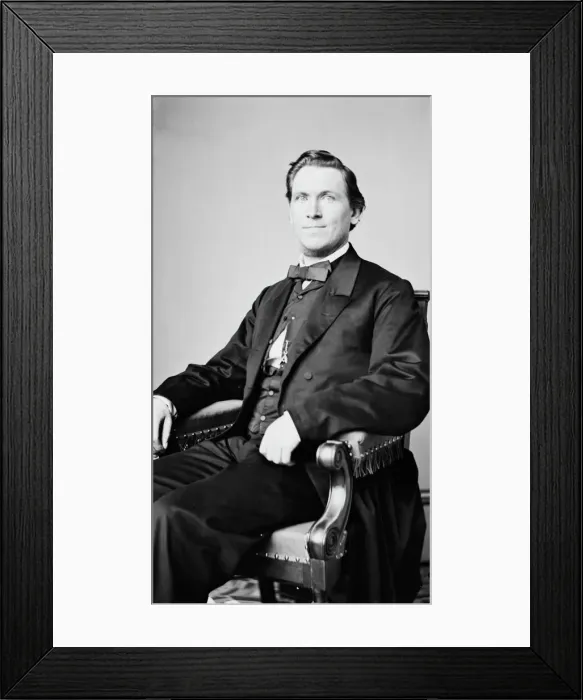 Framed Print : Rev. E. O. Flagg, between 1855 and 1865. Creator: Unknown Framed Print : Rev. E. O. Flagg, between 1855 and 1865. Creator: Unknown