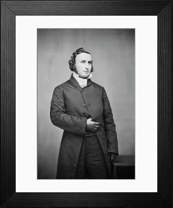 Framed Print : Rev. Montgomery, between 1855 and 1865. Creator: Unknown Framed Print : Rev. Montgomery, between 1855 and 1865. Creator: Unknown