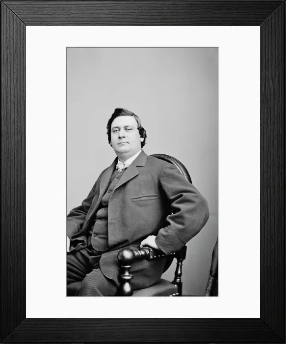 Framed Print : Mark S. Smith, between 1855 and 1865. Creator: Unknown Framed Print : Mark S. Smith, between 1855 and 1865. Creator: Unknown
