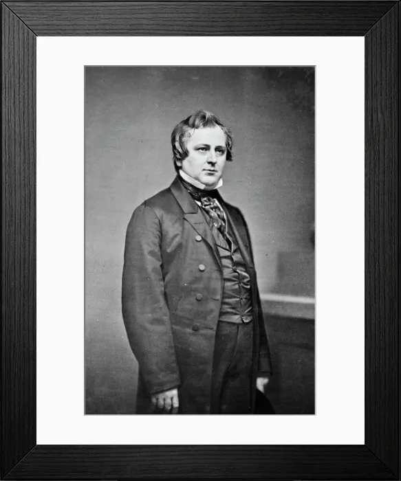 Framed Print : William Campbell Preston of South Carolina, between 1855 and 1865. Creator: Unknown Framed Print : William Campbell Preston of South Carolina, between 1855 and 1865. Creator: Unknown