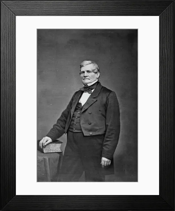 Framed Print : James R. Whitney, between 1855 and 1865. Creator: Unknown Framed Print : James R. Whitney, between 1855 and 1865. Creator: Unknown