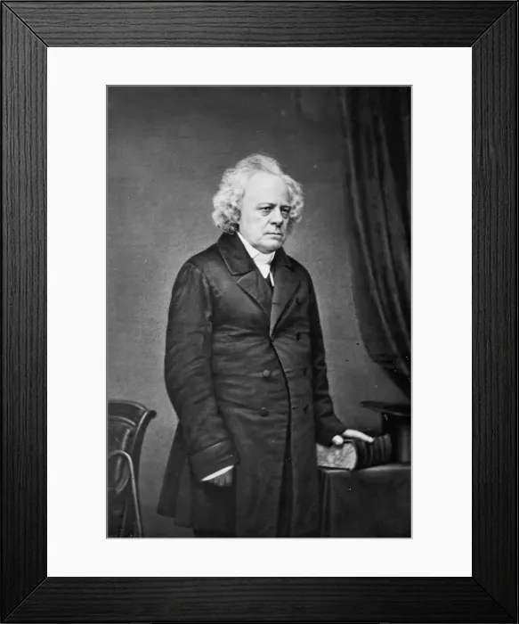 Framed Print : Dr. John W. Francis, between 1855 and 1865. Creator: Unknown Framed Print : Dr. John W. Francis, between 1855 and 1865. Creator: Unknown