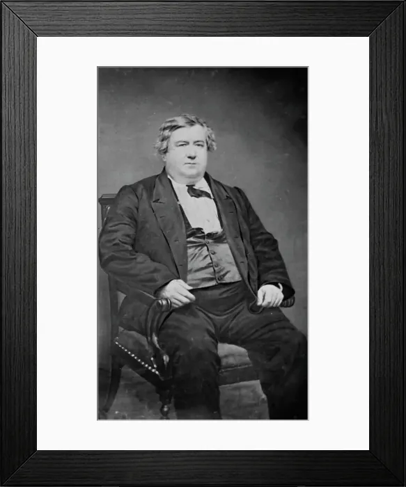 Framed Print : Preston King of New York. between 1855 and 1865. Creator: Unknown Framed Print : Preston King of New York. between 1855 and 1865. Creator: Unknown