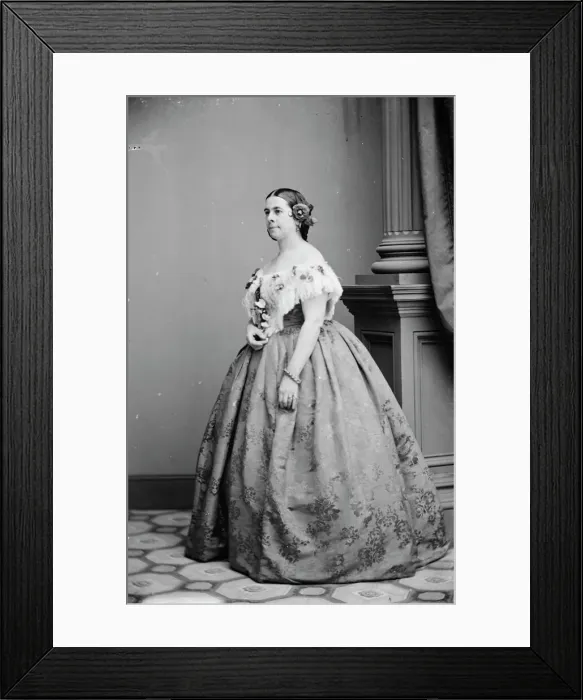 Framed Print : Anna Bishop, between 1855 and 1865. Creator: Unknown Framed Print : Anna Bishop, between 1855 and 1865. Creator: Unknown