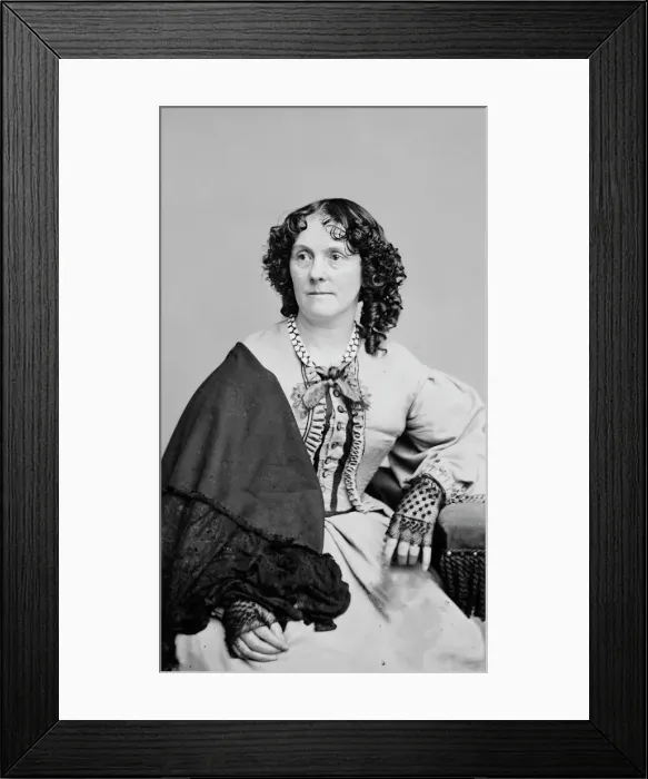 Framed Print : Mrs. J. E. Rea, between 1855 and 1865. Creator: Unknown Framed Print : Mrs. J. E. Rea, between 1855 and 1865. Creator: Unknown