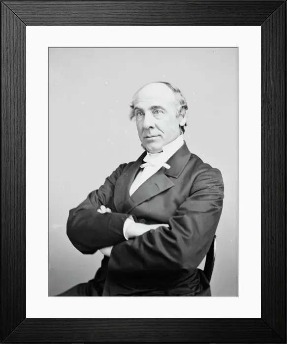 Framed Print : Henry Whitney Bellows, between 1855 and 1865. Creator: Unknown Framed Print : Henry Whitney Bellows, between 1855 and 1865. Creator: Unknown