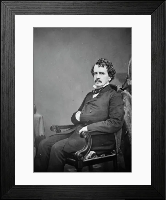Framed Print : James T. Brady, between 1855 and 1865. Creator: Unknown Framed Print : James T. Brady, between 1855 and 1865. Creator: Unknown