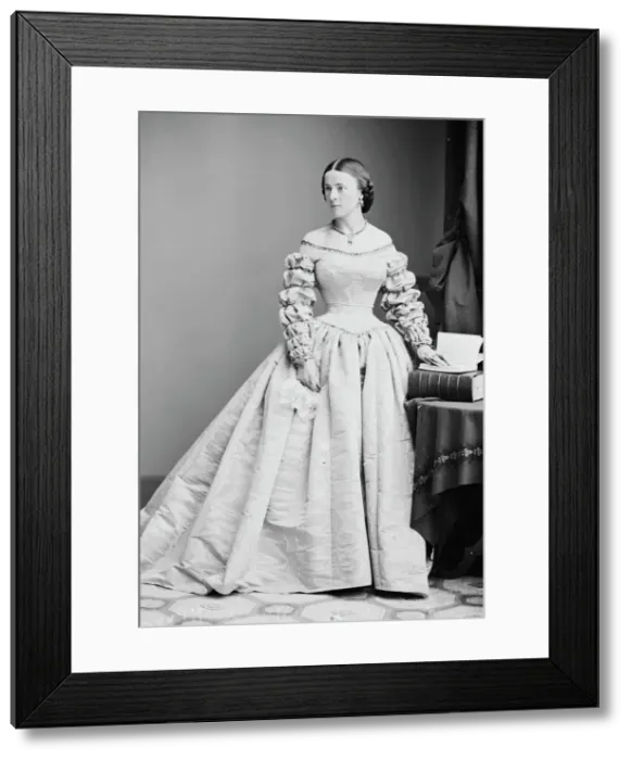 Framed Print : Miss Combs, between 1855 and 1865. Creator: Unknown Framed Print : Miss Combs, between 1855 and 1865. Creator: Unknown