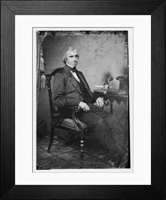 Framed Print : Elijah Babbitt of Pennsylvania, between 1855 and 1865. Creator: Unknown Framed Print : Elijah Babbitt of Pennsylvania, between 1855 and 1865. Creator: Unknown