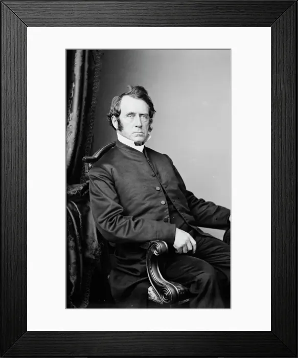 Framed Print : Rev. S. B. Mauser, between 1855 and 1865. Creator: Unknown Framed Print : Rev. S. B. Mauser, between 1855 and 1865. Creator: Unknown