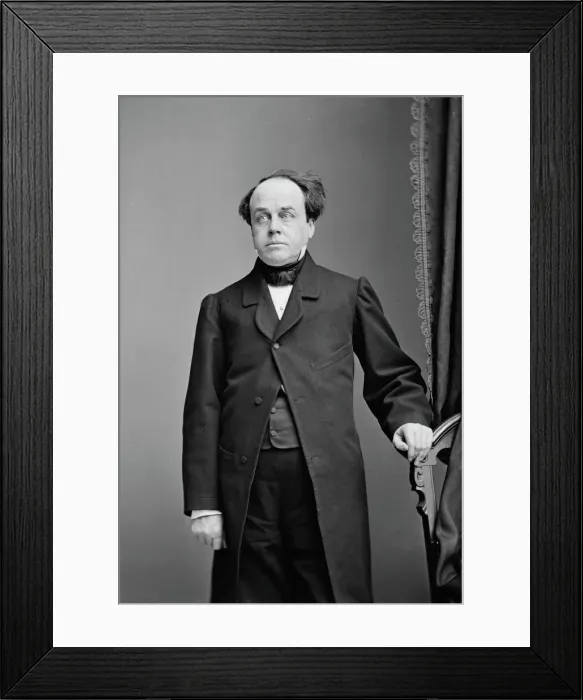 Framed Print : Rev. Crooks, between 1855 and 1865. Creator: Unknown Framed Print : Rev. Crooks, between 1855 and 1865. Creator: Unknown